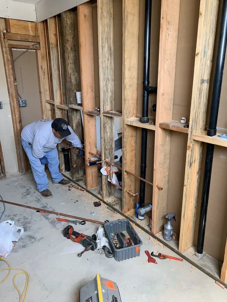 Commercial rough-in plumbing for Trenchless Sewer Repair in Waggoner Trace